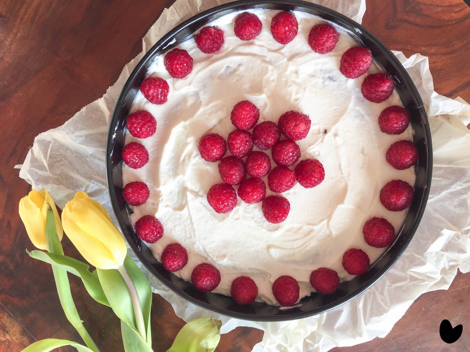 Brownie-Torte mit Frischkäse-Topping