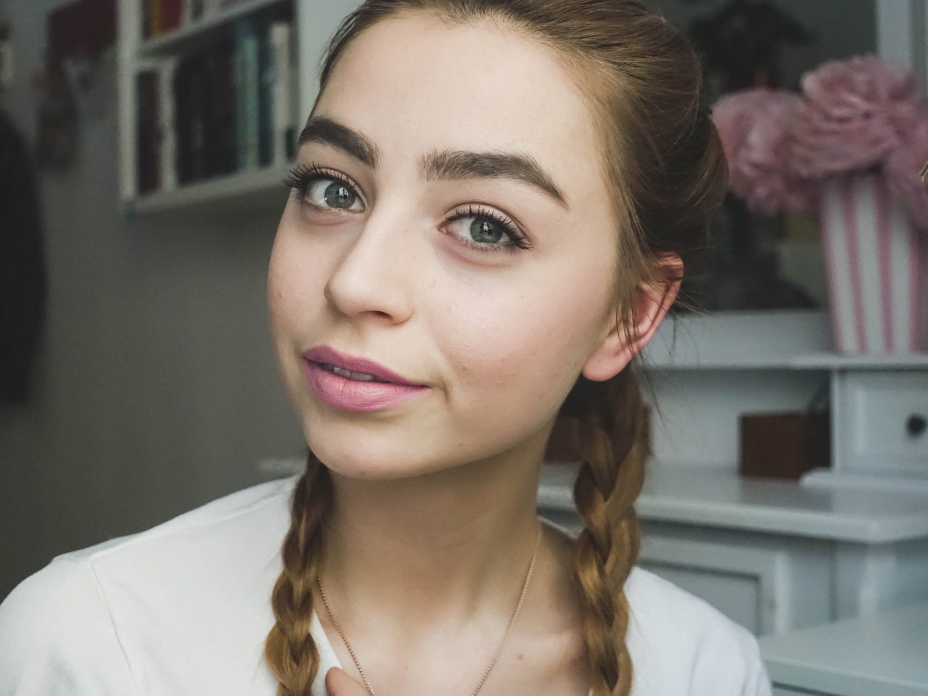 Inspired by Lena Hoschek: Boxerbraids and Pink Lips