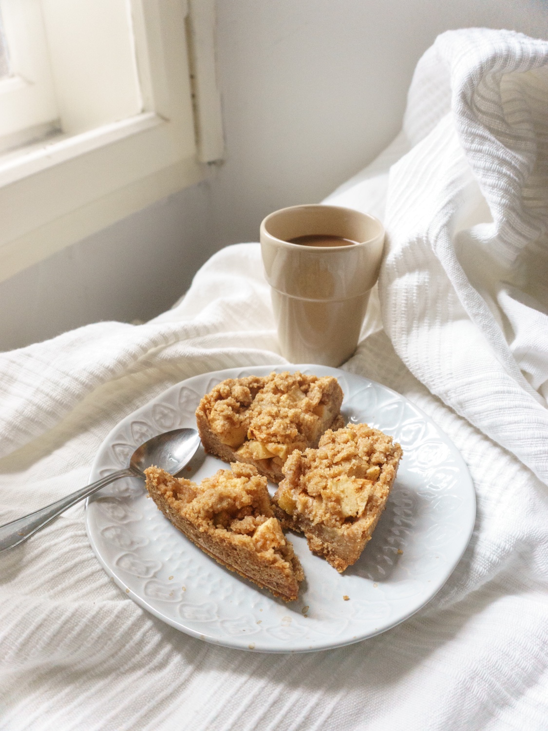 Veganer Apfel-Streusel-Kuchen