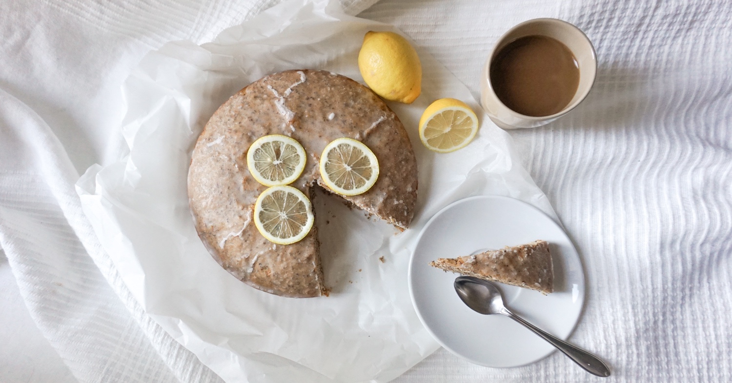 Veganer Zitronen-Mohn-Kuchen