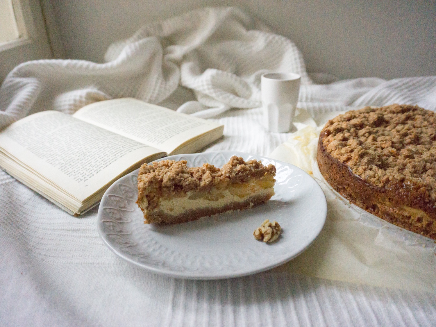 Apfelstreusel-Cheesecake