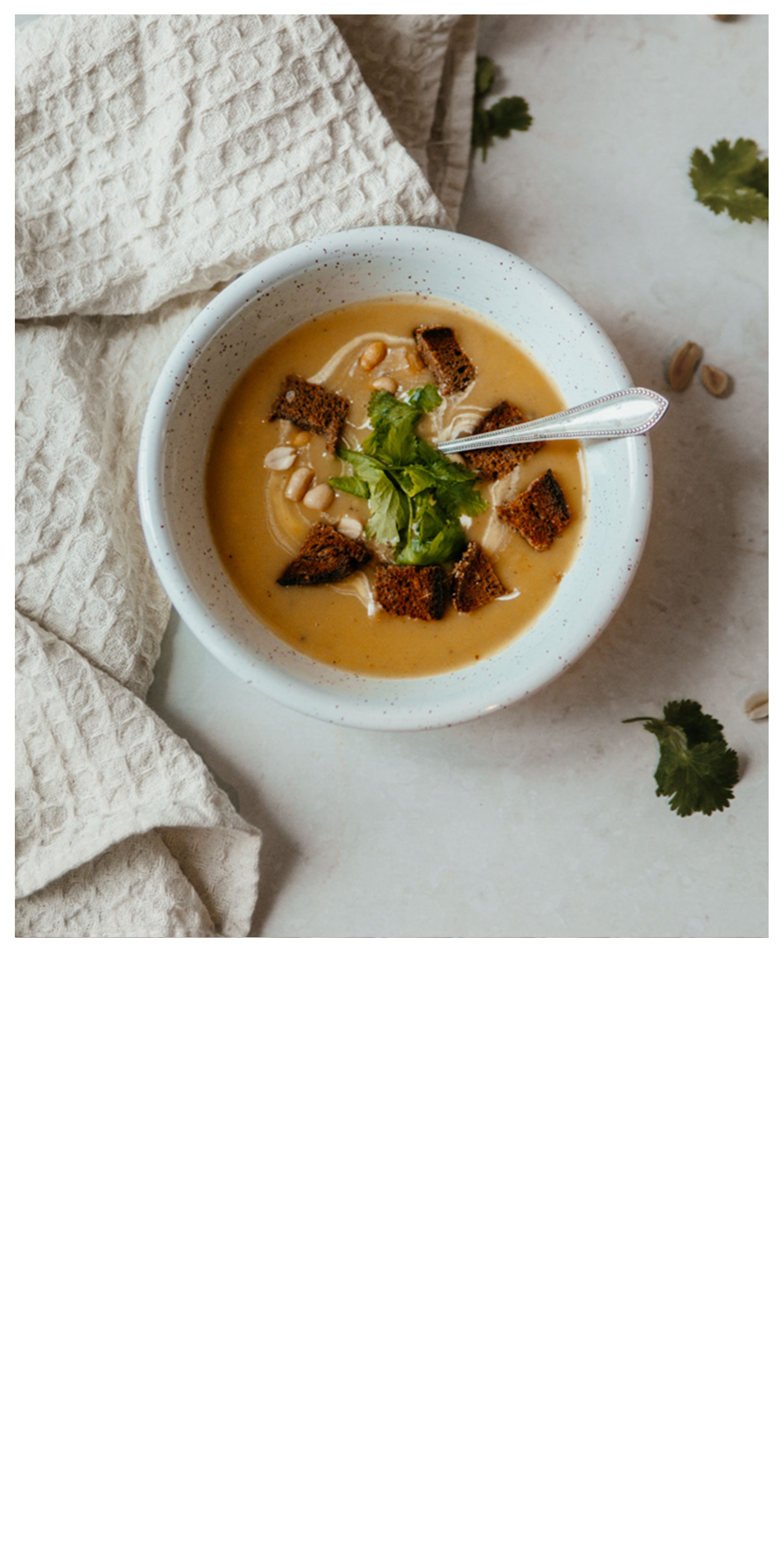 Lust auf Suppe? Noch mehr schnelles Soulfood: Ninas köstliche, vegane Karotten-Erdäpfel-Suppe zum Nachkochen