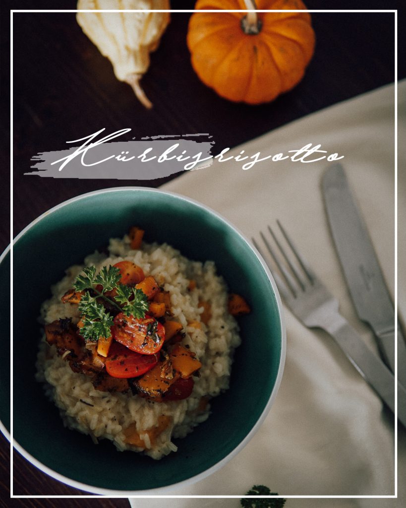 Kürbisrisotto mit karamellisierten Tomaten - the ladies.